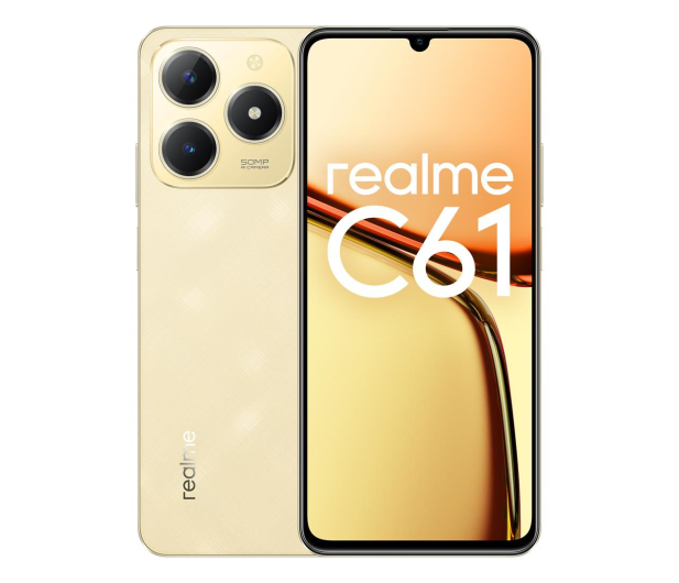 realme C61 6/256GB Sparkle Gold NFC 45W 90Hz - 1269839 - zdjęcie